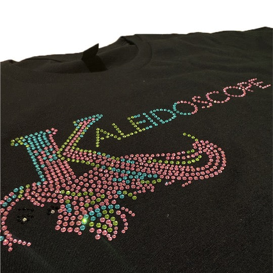 Kaleidoscope Bling Tee - Black - Image 3