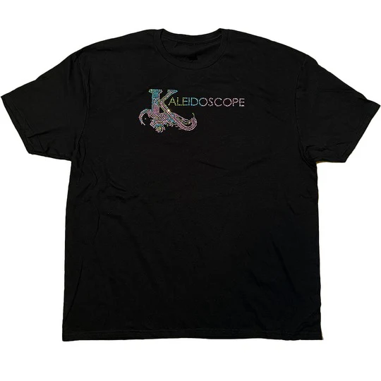 Kaleidoscope Bling Tee - Black - Image 4
